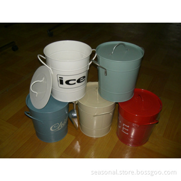 Metal Ice Bucket With Plastic Liner